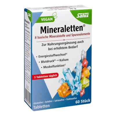 Mineraletten Tabletten Salus 60 stk von SALUS Pharma GmbH PZN 07782773