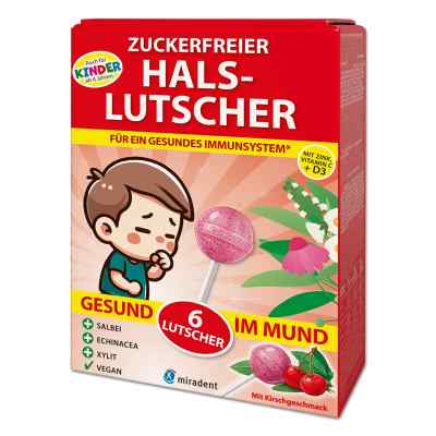 Miradent Halslutscher Kirsche Zuckerfrei