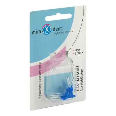 Miradent Interdentalbürsten Pic-Brush Ersatzbürsten large blau