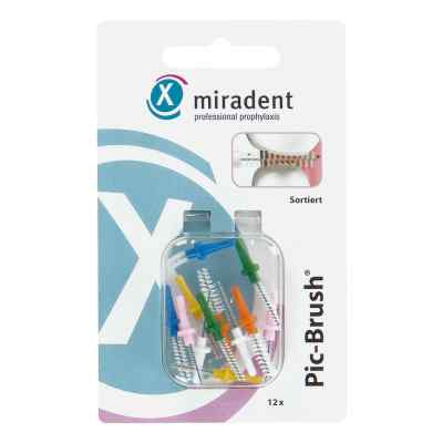 Miradent Interdentalbürsten Pic-Brush Ersatzbürsten sortiert 12 stk von Hager Pharma GmbH PZN 14046141