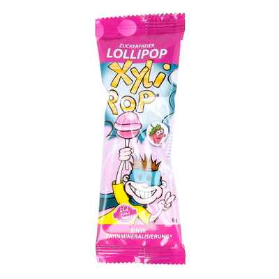 Miradent Xylipop Lolli Zahnpflege Lolli Erdbeere