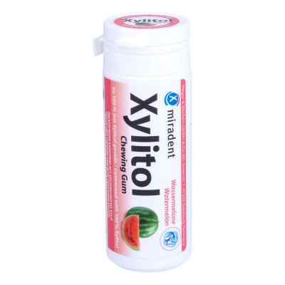 Miradent Xylitol Chewing Gum Wassermelone 30 stk von Hager Pharma GmbH PZN 16573838