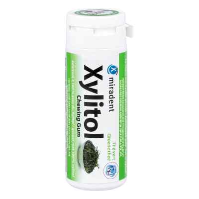 Miradent Xylitol Zahnpflegekaugummi grüner Tee
