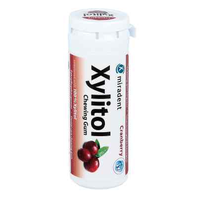 Miradent Zahnpflegekaugummi Xylitol Cranberry 30 stk von Hager Pharma GmbH PZN 00453753