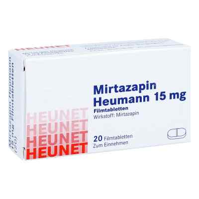 Mirtazapin Heumann 15mg Heunet 20 stk von Heunet Pharma GmbH PZN 05890487