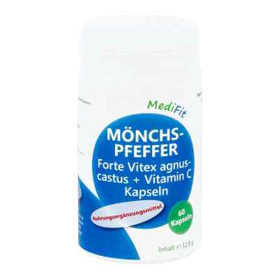 Mönchspfeffer Forte + Vitamin C Kapseln Medifit 60 stk von ApoFit Arzneimittelvertrieb GmbH PZN 11293028