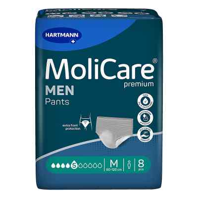 Molicare Premium Men Pants 5 Tropfen M 8 stk von PAUL HARTMANN AG PZN 18300688