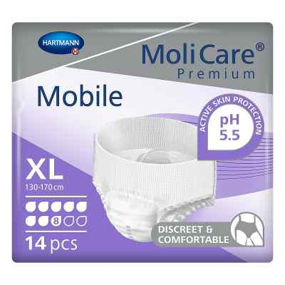 Molicare Premium Mobile 8 Tropfen Größe xl 14 stk von PAUL HARTMANN AG PZN 13476968