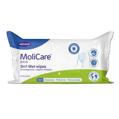 Molicare Skin 3in1 Feuchtpflegetücher