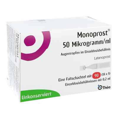 MONOPROST 50 Mikrogramm/ml Augentropfen 90X0.2 ml von Thea Pharma GmbH PZN 09683495