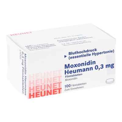 Moxonidin Heumann 0,3 mg Filmtabletten heunet 100 stk von Heunet Pharma GmbH PZN 05887083