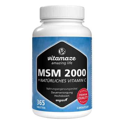 MSM 2000+ Vitamin C Acerola Tabletten