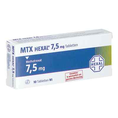 Mtx Hexal 7,5 mg Tabletten 10 stk von Hexal AG PZN 01315421