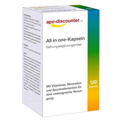 Multivitamin All in one Kapseln u.a. mit Vitamin B und D 120 stk von apo.com Group GmbH PZN 17174454