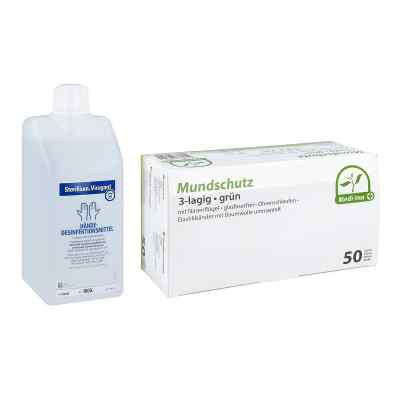 Mundschutz und Sterillium Virugard 1 stk von PZN 08101243