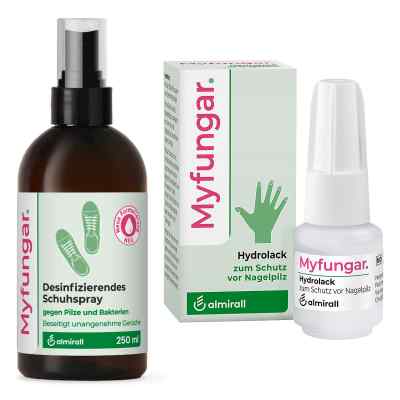 Myfungar Desinfizierendes Schuhspray+Myfungar Nagellack Lösung