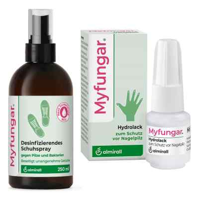 Myfungar Desinfizierendes Schuhspray+Myfungar Nagellack Lösung