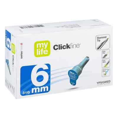 Mylife Clickfine Kanülen 6 mm 100 stk von Ypsomed GmbH PZN 05524133