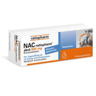 NAC-ratiopharm akut 600mg Hustenlöser 10 stk von ratiopharm GmbH PZN 06322992