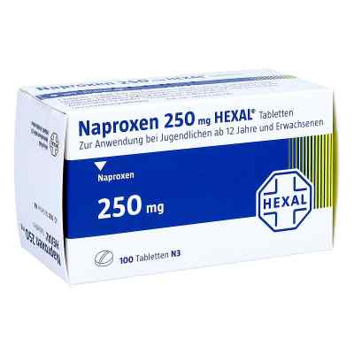 Naproxen 250 Hexal Tabletten 100 stk von Hexal AG PZN 01239565