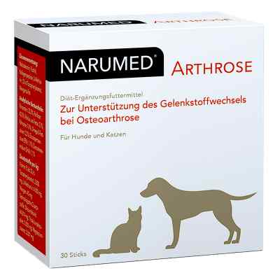 Narumed Arthrose Pulver-sticks für Hunde /Katzen 30X1.5 g von Narumed GmbH PZN 15619159