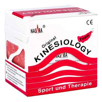 Nasara Kinesio Tape 5 cmx5 m pink inkl.Spenderbox