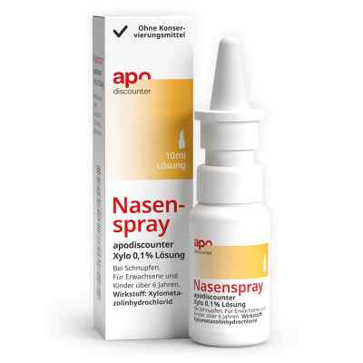 Nasenspray mit Xylometazolin 0,1 % von apodiscounter