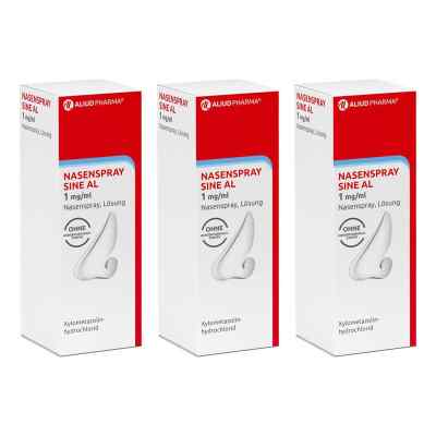 Nasenspray Sine Al 1 mg/ml Nasenspray 3x15 ml von ALIUD Pharma GmbH PZN 08104713