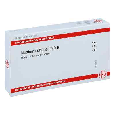 Natrium Sulfuricum D6 Ampullen 8X1 ml von DHU-Arzneimittel GmbH & Co. KG PZN 11707406