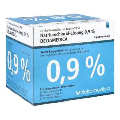 Natriumchlorid-lösung 0,9% Deltamedica Luer Pl. 20X20 ml von DELTAMEDICA GmbH PZN 17393073