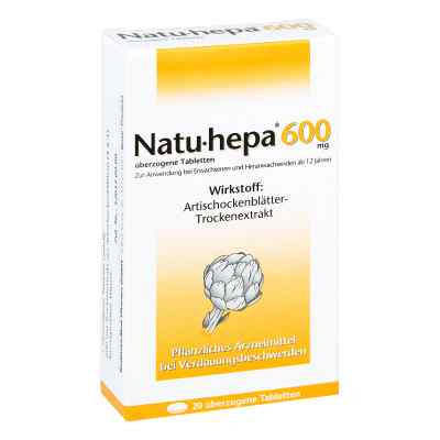 Natu-hepa 600mg 20 stk von Rodisma-Med Pharma GmbH PZN 04774431
