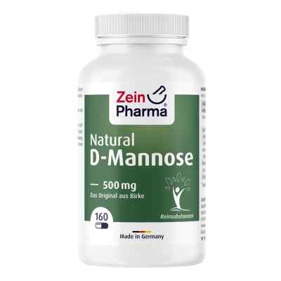 Natural D-mannose 500 mg Kapseln 160 stk von ZeinPharma Germany GmbH PZN 11161278