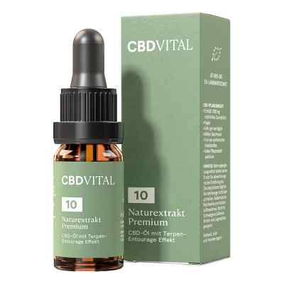 Naturextrakt Premium 10% CBD VITAL Tropfen 10 ml von Vitrasan GmbH PZN 16892259