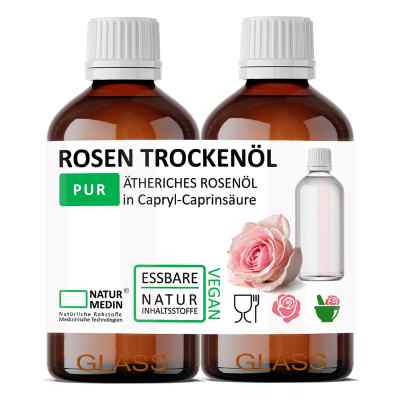 Naturmedin Gesichtsöl Rosen Trockenöl Glas