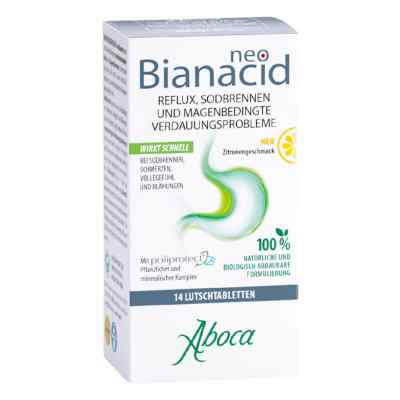 Neo Bianacid Lutschtabletten Zitronengeschmack 14 stk von ABOCA S.P.A. SOCIETA' AGRICOLA PZN 18758714