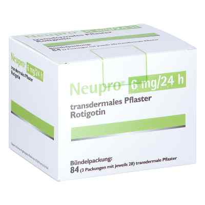 Neupro 6 mg/24 h transdermale Pflaster 84 stk von FD Pharma GmbH PZN 10180871