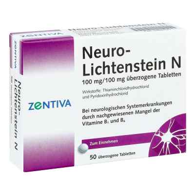 Neuro Lichtenstein N Dragees 50 stk von Zentiva Pharma GmbH PZN 04892047