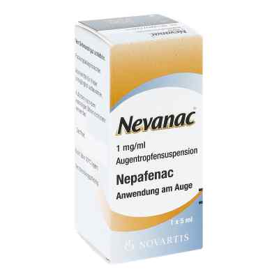 Nevanac 1 mg/ml Augentropfensuspension 5 ml von CRANACH-PHARMA GmbH PZN 09779321