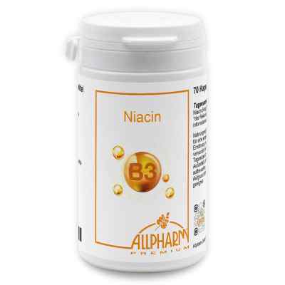 Niacin Kapseln 70 stk von ALLPHARM Vertriebs GmbH PZN 06605862