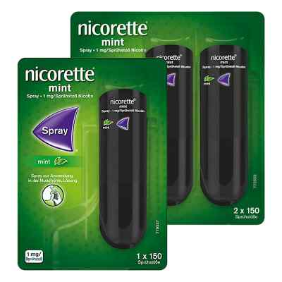 Nicorette Mint Spray: Nikotinspray 3 stk von  PZN 08101507