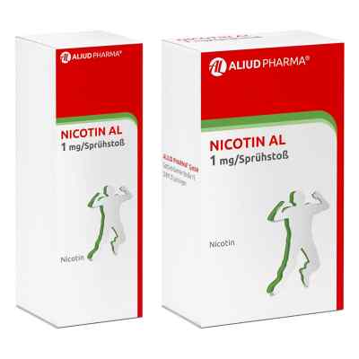 Nicotin AL 1 mg/Sprühstoß Spray zur Anwendung in der Mundhöhle 1 Pck von ALIUD Pharma GmbH PZN 08102657