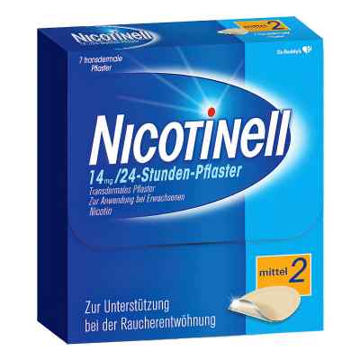 Nicotinell 14mg/24-Stunden-Nikotinpflaster, Mittel (2)