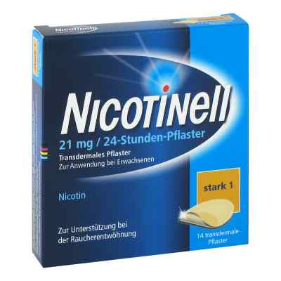 Nicotinell 21 mg/24-Stunden-Pflaster 52,5mg 14 stk von EurimPharm Arzneimittel GmbH PZN 01262015