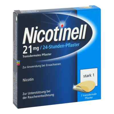 Nicotinell 21 mg/24-Stunden-Pflaster 52,5mg 7 stk von EurimPharm Arzneimittel GmbH PZN 01261984