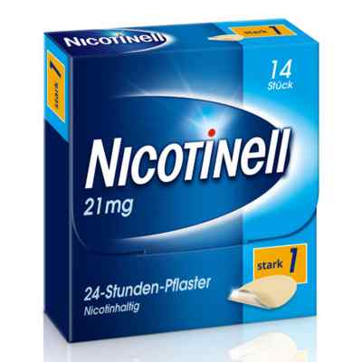 Nicotinell 21mg/24-Stunden-Nikotinpflaster, Stark (1) 14 stk von GlaxoSmithKline Consumer Healthc PZN 03764577