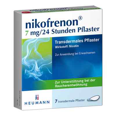 Nikofrenon 7mg 24std Pflaster 7 stk von HEUMANN PHARMA GmbH & Co. Generi PZN 15993202