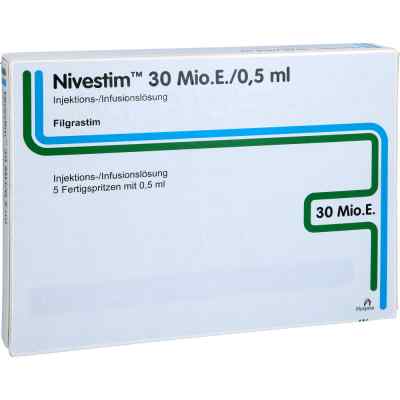 Nivestim 30 Mio.e/0,5ml iniecto /inf.lsg.i.e.fertigsp. 5 stk von ACA Müller/ADAG Pharma AG PZN 11167683