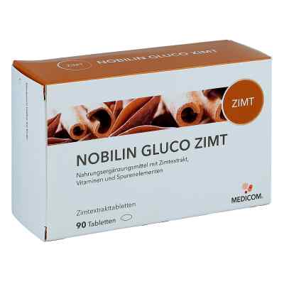 Nobilin Gluco Zimt Tabletten 90 stk von Medicom Pharma GmbH PZN 01981388
