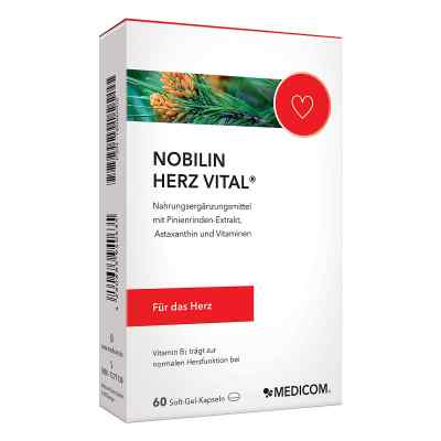 Nobilin Herz Vital Weichkapseln 60 stk von Medicom Pharma GmbH PZN 18086002