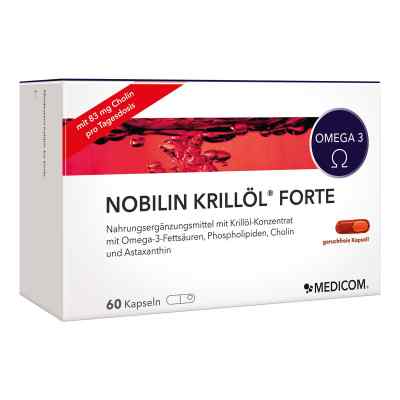 Nobilin Krillöl Forte Kapseln 60 stk von Medicom Pharma GmbH PZN 18189676